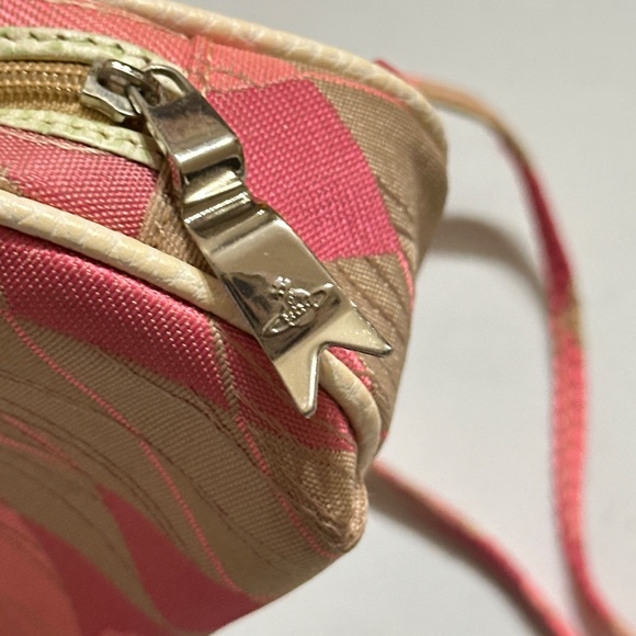 Vivienne Westwood pink pouch coin purse cosmetic makeup bag and phone strap set - Picture 4 of 10